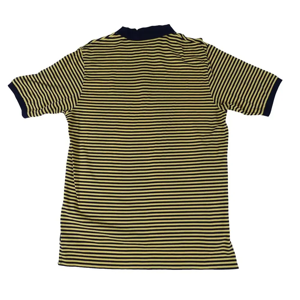Ralph Lauren PIMA Cotton Vintage Striped Golf Polo Shirt Men's Large